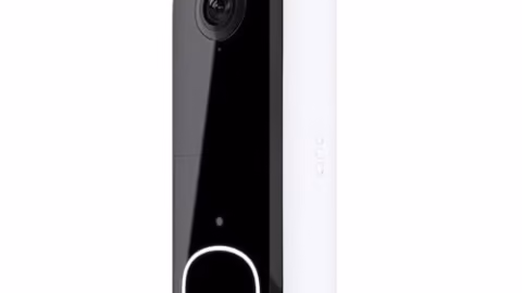 Arlo Video Doorbell 2K (2nd Gen) Wireless or Wired - 1-Cam