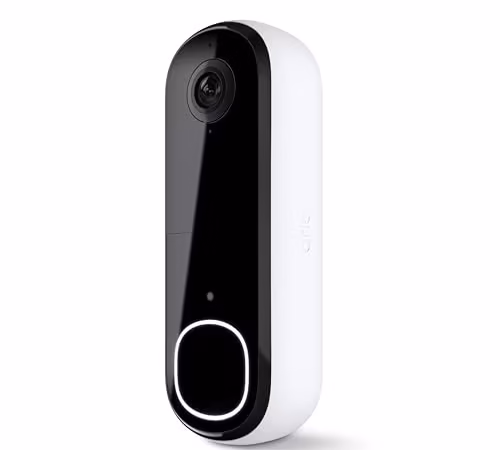 Arlo Video Doorbell 2K (2nd Gen) Wireless or Wired - 1-Cam