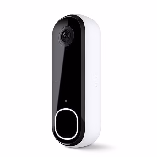 Arlo Video Doorbell 2K (2nd Gen) Wireless or Wired - 1-Cam