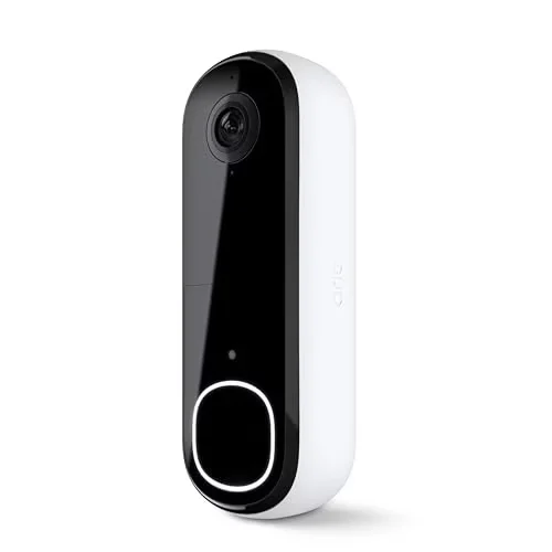 Arlo Video Doorbell 2K (2nd Gen) Wireless or Wired - 1-Cam