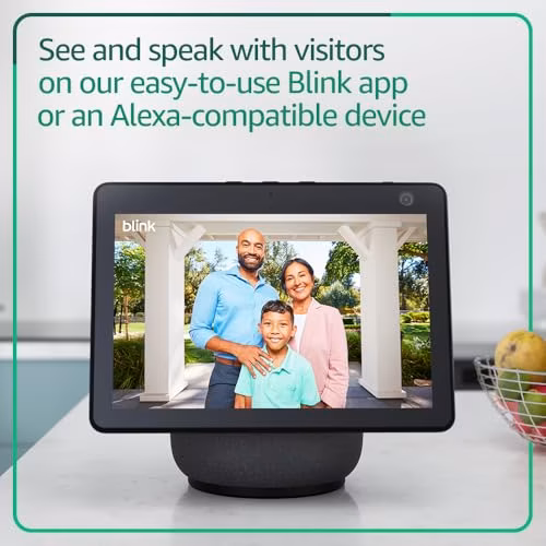Blink Video Doorbell + Outdoor 4 – Wireless smart security cameras, head-to-toe HD view, two-year battery life. Sync Module Core included – 1 camera system + Video Doorbell