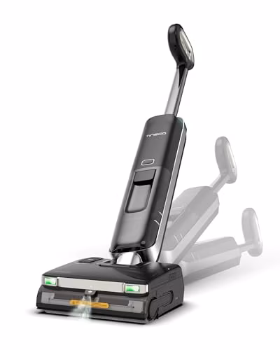 Tineco Floor ONE S9 Master Wet Dry Vacuum Cleaner, StreakFree Scraper, ThermoBlast Tech, Hot Water Mopping, 3.9inch Ultra-Slim Body, 23kPa Suction, Flashdry Self-Cleaning System