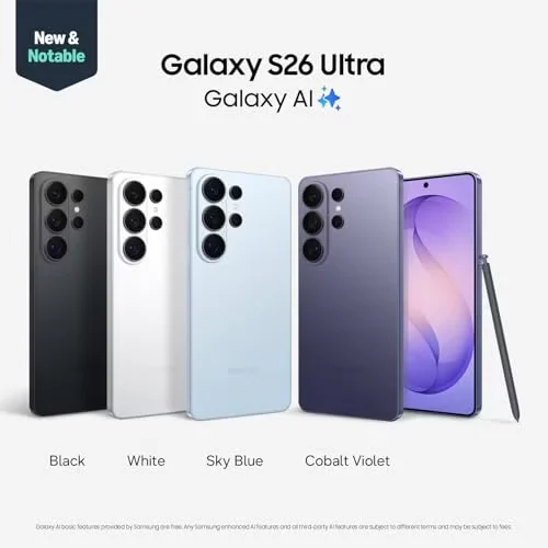 Samsung Galaxy S26 Ultra official product view