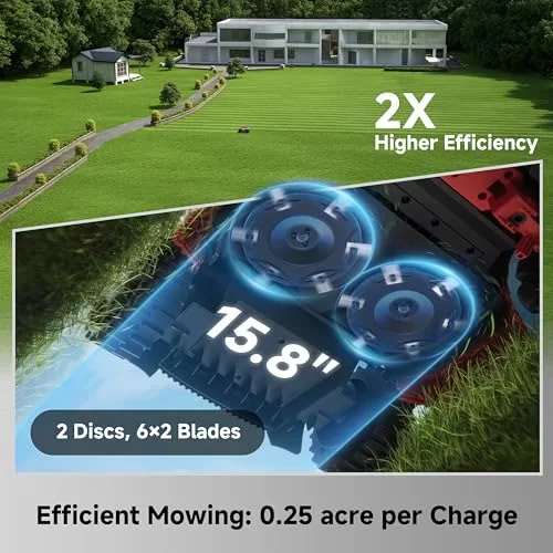 MOVA LiDAX Ultra 3000 AWD Robot Lawn Mower product view 2