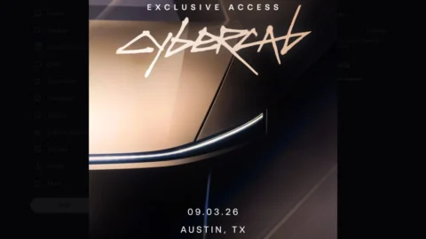 Tesla Schedules Official Launch for Cybercab Robotaxi Next Week official product view