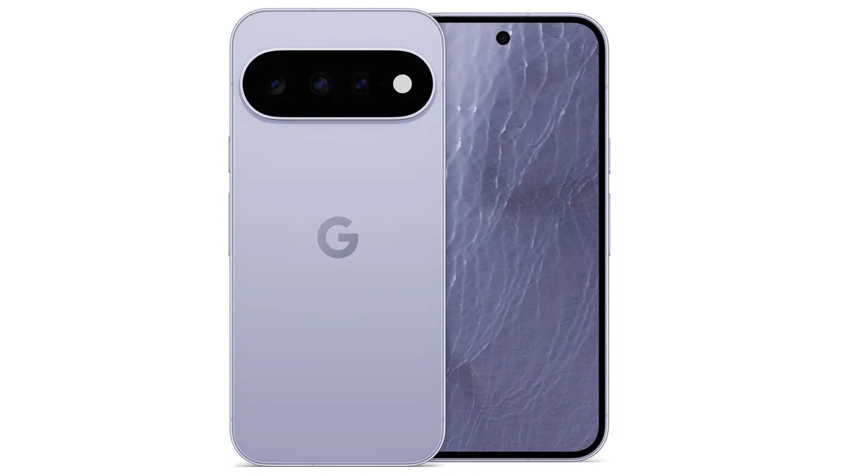 Front and back view of a Google Pixel phone