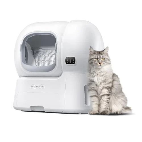 Homerunpet 106L Self Cleaning Litter Box with Physical Anti-Pinch Safety official product view